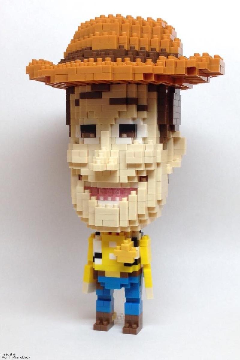 月刊nanoblock 15年 11月号 トイ ストーリーシリーズ ウッディ
