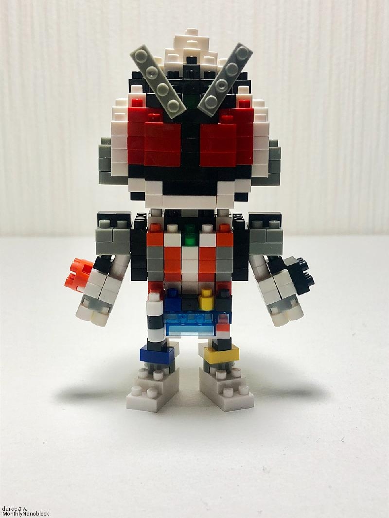 月刊nanoblock 17年 12月号 Nanoblock De ヒーローを作ろう 14 仮面ライダーフォーゼ編