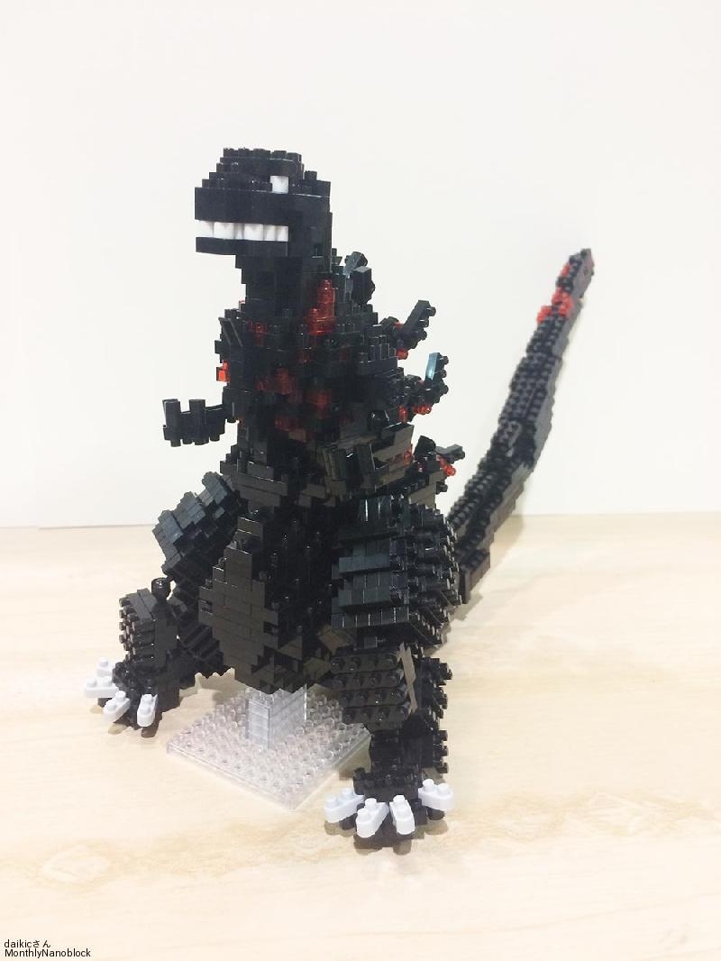 月刊nanoblock 17年 06月号 Nanoblock De ヒーローを作ろう番外編 シン ゴジラ