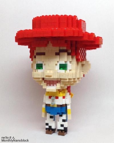 月刊nanoblock 16年 01月号 トイ ストーリーシリーズ ジェシー